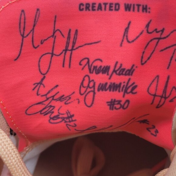 Adidas Dame 6 International Women's Day Orange Black Shoes FW 3667 US Size 7 - Picture 6 of 10